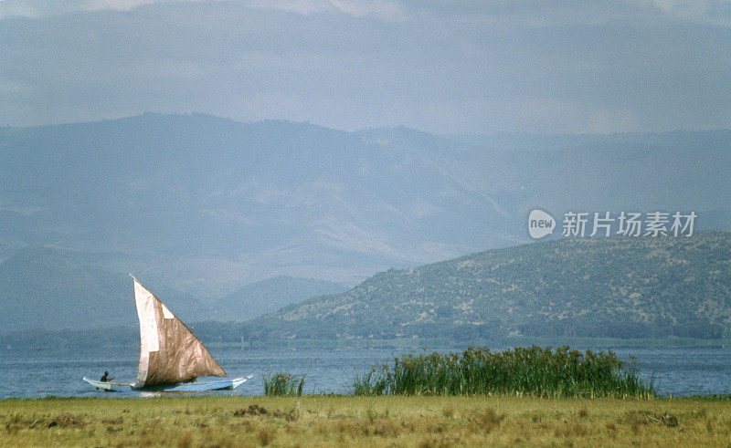 Boat on Lake Naivasha